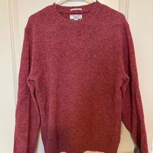 Pendleton Men's Maroon Crewneck Sweater